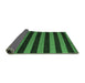 Sideview of Oriental Emerald Green Modern Rug, abs4722emgrn