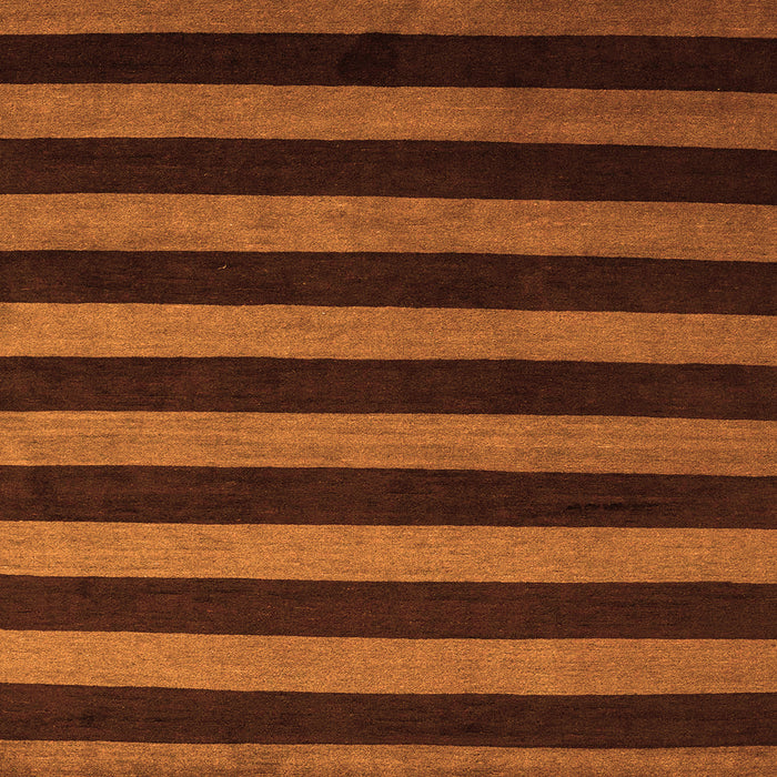 Square Oriental Orange Modern Rug, abs4722org