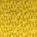 Square Oriental Yellow Modern Rug, abs4723yw