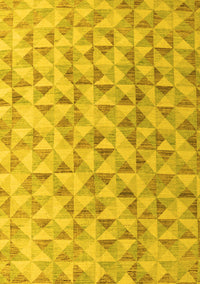 Oriental Yellow Modern Rug, abs4723yw