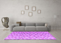 Machine Washable Oriental Purple Modern Rug, wshabs4723pur