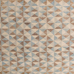 Square Machine Washable Abstract Brown Rug, wshabs4723