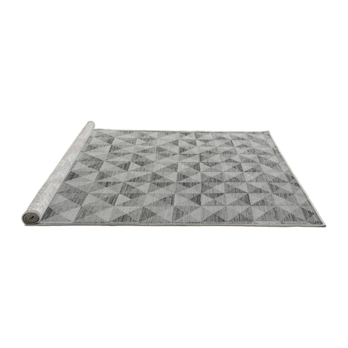 Sideview of Machine Washable Oriental Gray Modern Rug, wshabs4723gry
