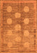 Oriental Orange Modern Rug, abs4724org