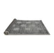 Sideview of Oriental Gray Modern Rug, abs4724gry