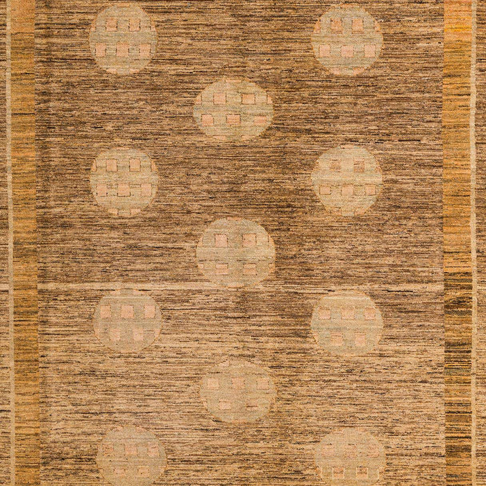 Machine Washable Abstract Orange Rug, wshabs4724