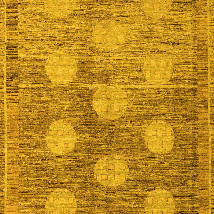 Machine Washable Oriental Yellow Modern Rug, wshabs4724yw