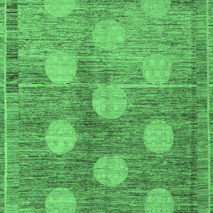 Oriental Emerald Green Modern Rug, abs4724emgrn