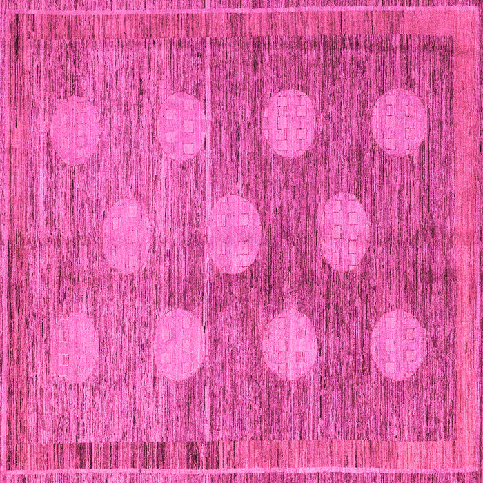 Square Oriental Pink Modern Rug, abs4724pnk