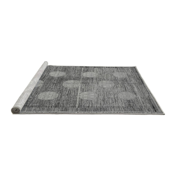 Sideview of Machine Washable Oriental Gray Modern Rug, wshabs4724gry