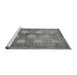 Sideview of Machine Washable Oriental Gray Modern Rug, wshabs4724gry