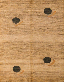 Abstract Orange Oriental Rug, abs4725