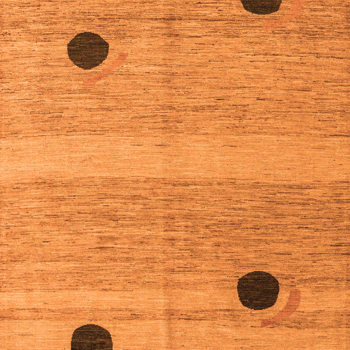 Machine Washable Oriental Orange Modern Area Rugs, wshabs4725org