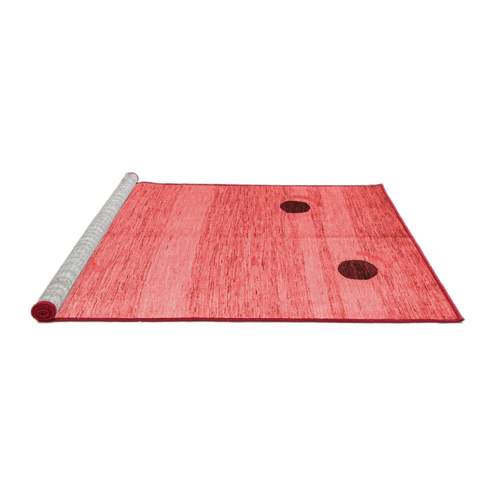 Modern Red Washable Rugs