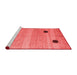 Modern Red Washable Rugs