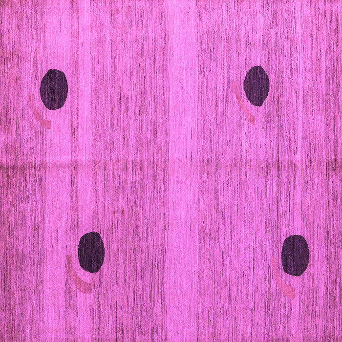 Square Machine Washable Oriental Purple Modern Area Rugs, wshabs4725pur