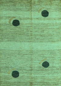 Oriental Turquoise Modern Rug, abs4725turq