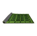 Sideview of Oriental Green Modern Rug, abs4726grn