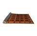 Sideview of Oriental Orange Modern Rug, abs4726org