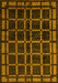 Oriental Yellow Modern Rug, abs4726yw