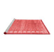 Modern Red Washable Rugs