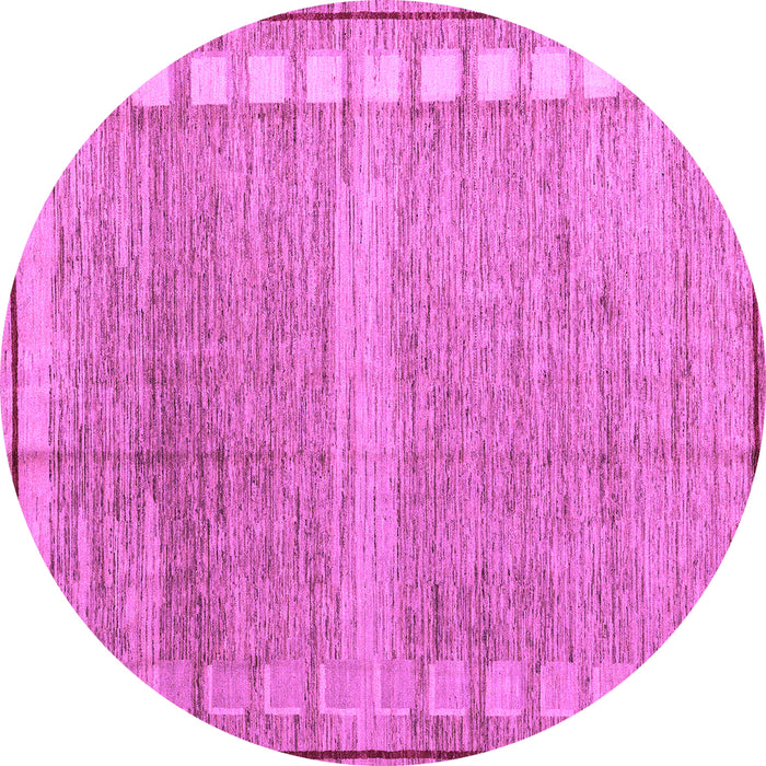Round Oriental Purple Modern Rug, abs4727pur