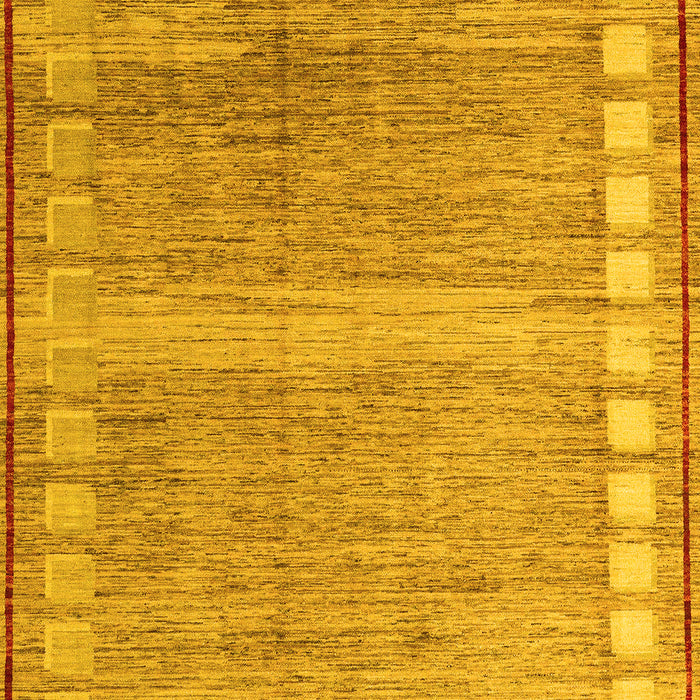 Oriental Yellow Modern Rug, abs4727yw