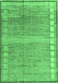 Oriental Emerald Green Modern Rug, abs4727emgrn