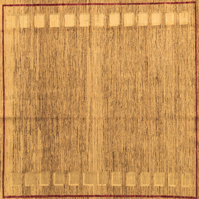 Square Machine Washable Oriental Brown Modern Rug, wshabs4727brn