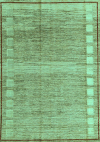 Oriental Turquoise Modern Rug, abs4727turq