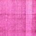 Square Oriental Pink Modern Rug, abs4728pnk