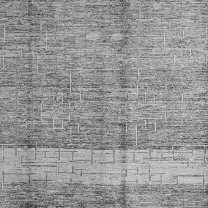 Square Machine Washable Oriental Gray Modern Rug, wshabs4728gry