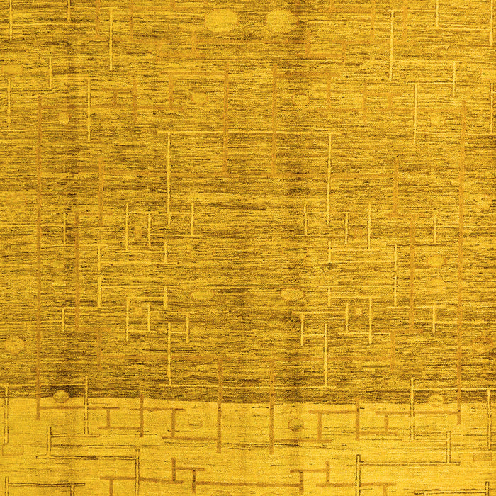 Oriental Yellow Modern Rug, abs4728yw