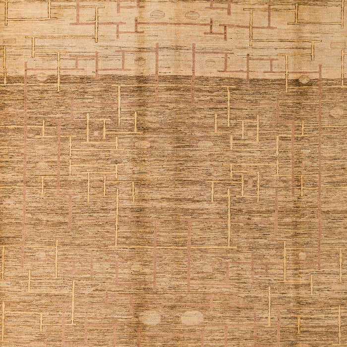 Abstract Orange Oriental Rug, abs4728