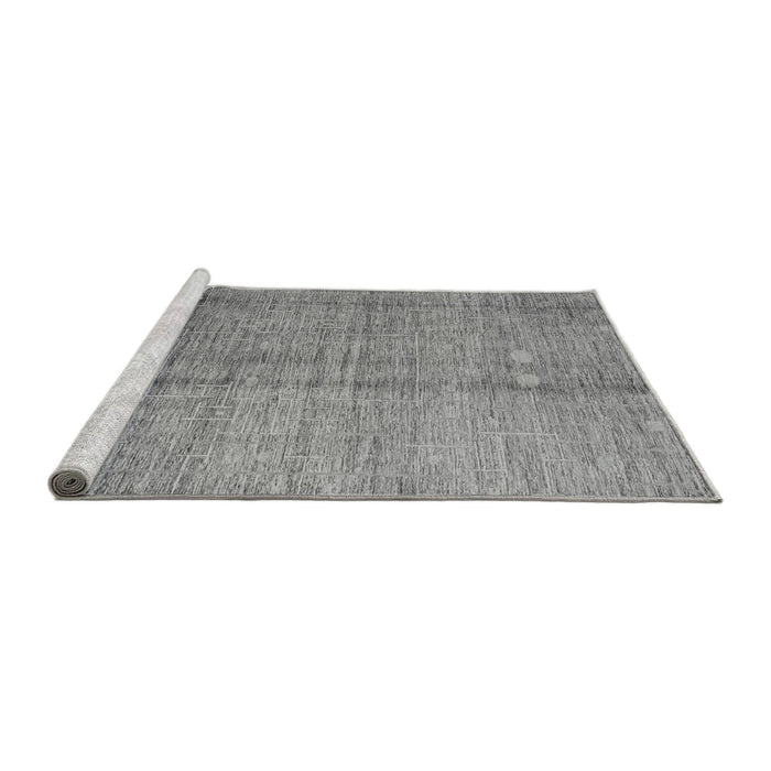 Sideview of Machine Washable Oriental Gray Modern Rug, wshabs4728gry