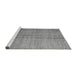 Sideview of Machine Washable Oriental Gray Modern Rug, wshabs4728gry