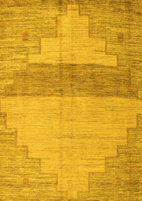 Oriental Yellow Modern Rug, abs4729yw