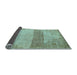 Sideview of Oriental Light Blue Modern Rug, abs4729lblu