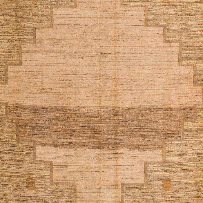 Machine Washable Abstract Orange Rug, wshabs4729