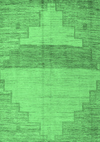 Oriental Emerald Green Modern Rug, abs4729emgrn