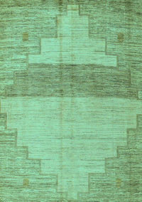 Oriental Turquoise Modern Rug, abs4729turq