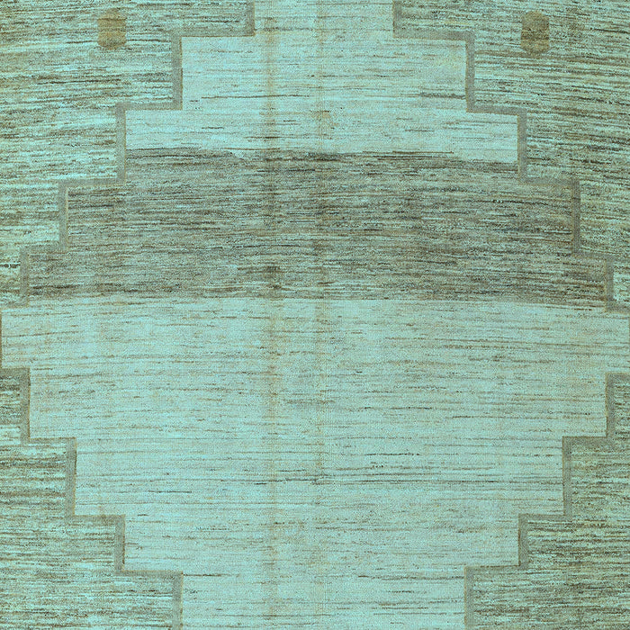 Oriental Light Blue Modern Rug, abs4729lblu