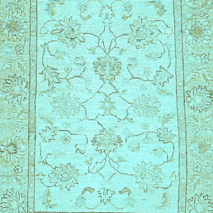 Oriental Light Blue Traditional Rug, abs472lblu