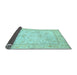 Sideview of Oriental Light Blue Traditional Rug, abs472lblu