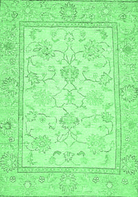 Oriental Emerald Green Traditional Rug, abs472emgrn