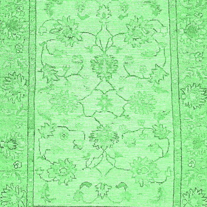 Oriental Emerald Green Traditional Rug, abs472emgrn