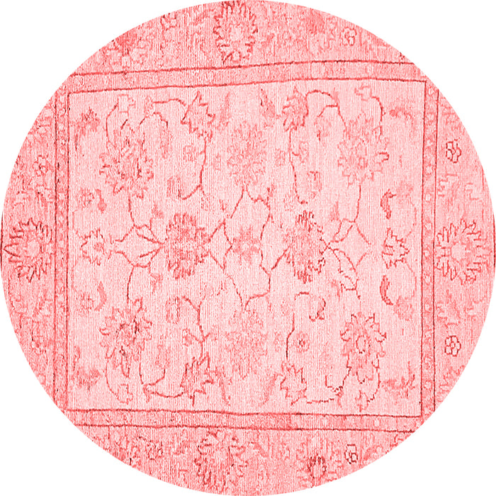Machine Washable Oriental Red Traditional Rug, wshabs472red