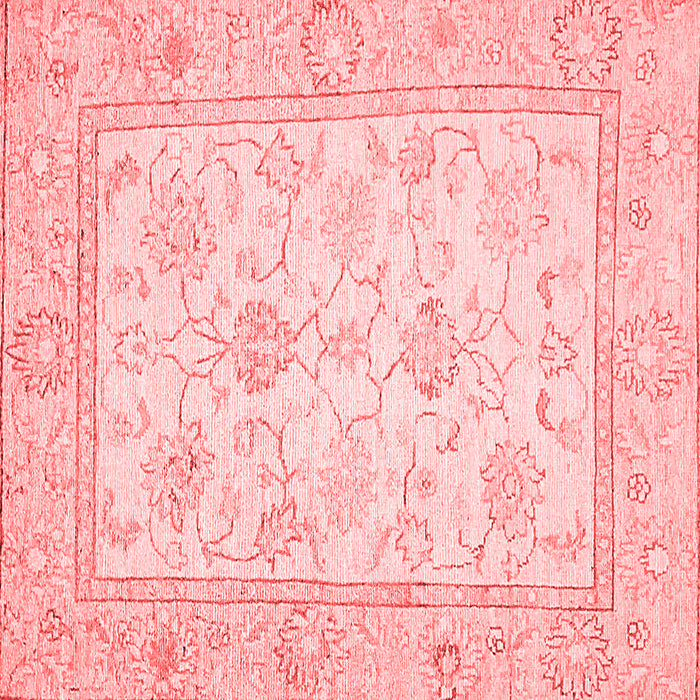 Machine Washable Oriental Red Traditional Rug, wshabs472red
