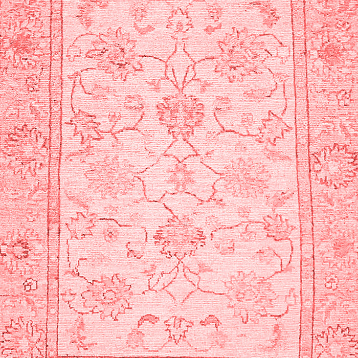 Machine Washable Oriental Red Traditional Rug, wshabs472red