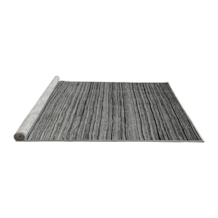 Sideview of Machine Washable Abstract Gray Modern Rug, wshabs4730gry